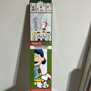 Snoopy Christmas window clings